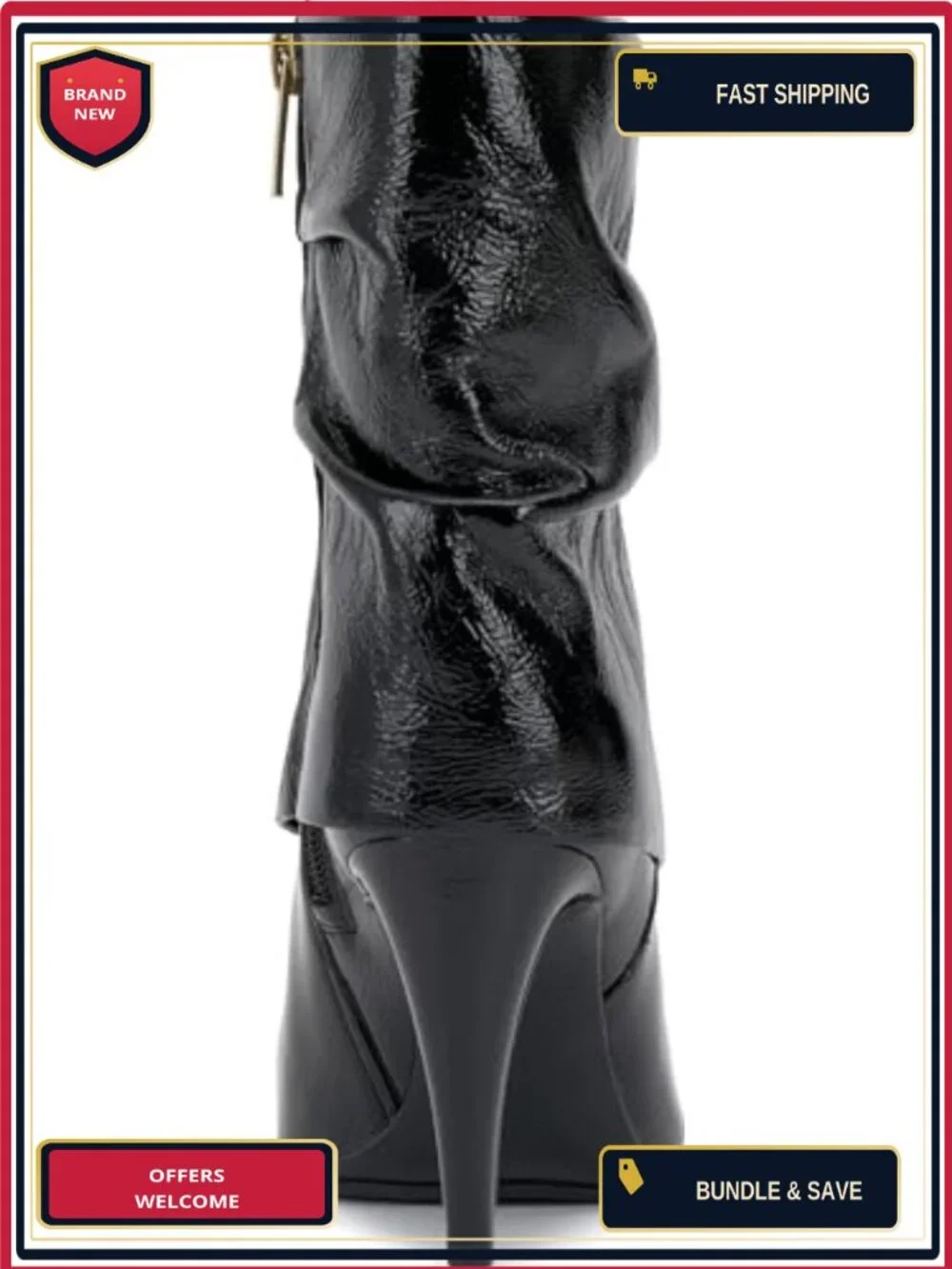 Leather Ankle Bootie Stiletto Heel Zipper Closure Pointed Toe